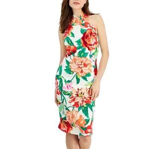 RACHEL Rachel Roy Harland Floral Print Midi Dress Size Small